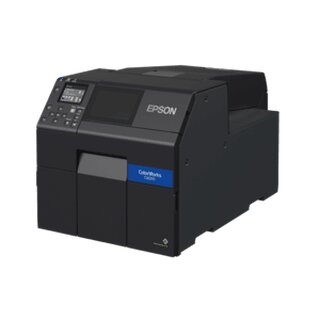 Epson ColorWorks CW-C6000Ae (mk), Cutter, Disp., USB, Ethernet, schwarz