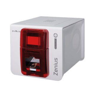 Evolis Zenius Classic, einseitig, 12 Punkte/mm (300dpi), USB, rot