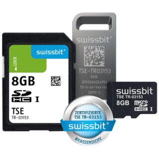 Swissbit TSE, USB, 8 GB