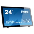 iiyama ProLite T24XX, Full HD, USB, Kit (USB), schwarz