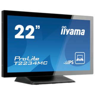 iiyama ProLite T22XX, 54,6cm (21,5), Full HD, USB, Kit (USB), schwarz