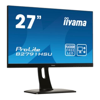 iiyama ProLite XUB27/XB27/B27, 68,6cm (27), Full HD, USB, USB-C, Ethernet, Kit, schwarz